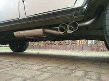 Fox Sportuitlaat Mercedes G-Klasse - 463 (zonder treeplanken) Achterdemper, zij-uitlaat - 2x80 Type 14