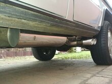 Fox Sportuitlaat Mercedes G-Klasse - 463 (zonder treeplanken) Achterdemper, zij-uitlaat - 2x80 Type 14