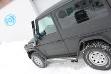 Fox Sportuitlaat Mercedes G-Klasse - 463 (met treeplank) Achterdemper, zijuitlaat - 2x115x85 Type 38 (2x schuin naar links)