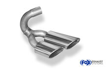 Fox Sportuitlaat Mercedes G-Klasse 350d - 463 Clip-on uitlaatstuk - 2x115x85 Type 38