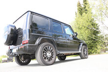 Fox Sportuitlaat Mercedes G-Klasse G500 310 kW - 463 Clip-on uitlaatstuk - 2x115x85 Type 38 rechts en links onder treeplank