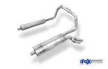Fox Sportuitlaat Mercedes G-Klasse G500 - 453 Uitlaatsysteem vanaf katalysator - 2x70 Type 14