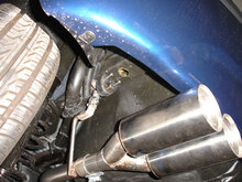 Fox Sportuitlaat Hyundai Getz - 3/5-deurs achterdemper, uitgang rechts/links - 1x90 type 13 rechts/links