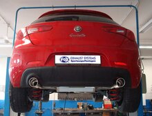 Fox Sportuitlaat Alfa Romeo Giulietta - 940 Achterdemper dwarsuitgang rechts/links - 1x100 Type 16 rechts/links