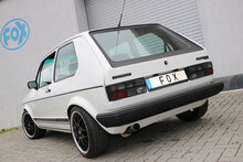 Fox Sportuitlaat VW Golf MK1 GTI achterdemper &Oslash;63,5 mm - 1x63,5 Type 10 links