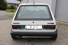 Fox Sportuitlaat VW Golf MK1 GTI achterdemper &Oslash;63,5 mm - 1x63,5 Type 10 links