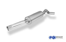 Fox Sportuitlaat VW Golf MK1 GTI achterdemper &Oslash;63,5 mm - 1x63,5 Type 23