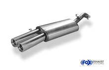 Fox Sportuitlaat VW Golf MK2 Type 19E GTI Achterdemper - 2x76 Type 13