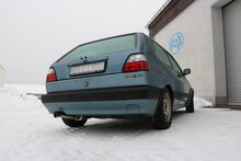 Fox Sportuitlaat VW Golf MK2 Type 19E Achterdemper - 1x63 Type 23