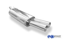 Fox Sportuitlaat VW Golf MK3 achterdemper - 2x76 Type 10