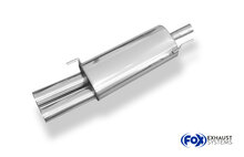 Fox Sportuitlaat VW Golf MK3 achterdemper - 2x76 Type 10