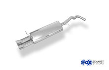 Fox Sportuitlaat VW Golf MK4 achterdemper - 2x76 Type 18