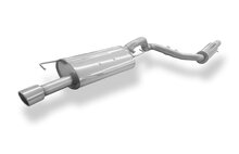 Fox Sportuitlaat VW Golf MK4 Jubi bumper achterdemper &Oslash;63,5 en voordemper - 1x90 type 16, geschikt voor de originele Jubi bumper