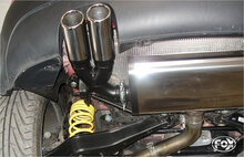 Fox Sportuitlaat VW Golf MK5 GTI/GTD Achterdemper - 2x76 Type 17