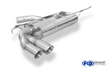 Fox Sportuitlaat VW Golf MK5 GTI/GTD Achterdemper - 2x76 Type 25