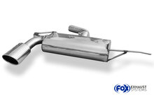 Fox Sportuitlaat VW Golf MK5 GTI/GTD Achterdemper - 129x106 Type 32