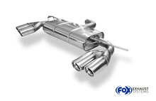 Fox Sportuitlaat VW Golf MK5 - GTI "Edition 30" Achterdemper Rechts/Links Uitlaat - 2x76 Type 17 Rechts/Links