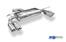 Fox Sportuitlaat VW Golf MK5 - GTI "Edition 30" Achterdemper Rechts/Links Uitlaat - 2x76 Type 17 Rechts/Links