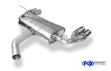 Fox Sportuitlaat VW Golf MK5 GTI/GTD Achterdemper Rechts/Links Uitlaat - 2x76 Type 17 Rechts/Links