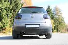 Fox Sportuitlaat VW Golf MK5 4motion - 1K Achterdemper &Oslash;70mm - 145x65 Type 59