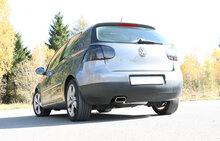 Fox Sportuitlaat VW Golf MK5 4motion - 1K Achterdemper &Oslash;70mm - 145x65 Type 59