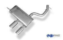 Fox Sportuitlaat VW Golf MK5 R32 achterdemper, middenuitlaat - 2x100 Type 25