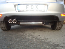 Fox Sportuitlaat VW Golf MK6 achterdemper, enkelzijdig - 2x80 Type 13
