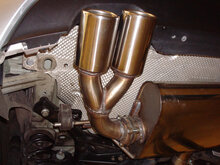 Fox Sportuitlaat VW Golf MK6 achterdemper, enkelzijdig - 2x80 Type 13