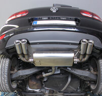 Fox Sportuitlaat VW Golf MK6 achterdemper rechts/links - 2x80 type 13 rechts/links