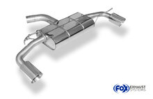 Fox Sportuitlaat VW Golf MK6 - 1.8l TFSI/GTD Achterdemper Rechts/Links Uitlaat - 1x100 Type 25 Rechts/Links