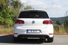 Fox Sportuitlaat VW Golf MK6 GTI + Cabriolet Achterdemper Rechts/Links Uitlaat - 1x90 Type 25 Rechts/Links