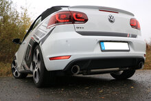 Fox Sportuitlaat VW Golf MK6 GTI + Cabriolet Achterdemper Rechts/Links Uitlaat - 1x100 Type 25 Rechts/Links
