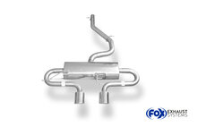 Fox Sportuitlaat VW Golf MK6 R 4motion achterdemper, middenuitlaat - 2x90 Type 16