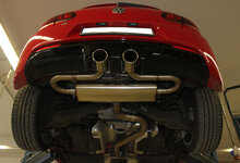 Fox Sportuitlaat VW Golf MK6 R 4motion achterdemper, middenuitlaat - 2x100 Type 16