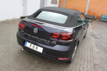 Fox Sportuitlaat VW Golf MK6 Cabriolet Achterdemper - 1x90 Type 13