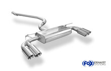 Fox Sportuitlaat VW Golf MK7 4-Motion achterdemper, dwarsuitlaat rechts/links - 2x80 Type 25 rechts/links