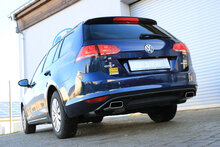 Fox Sportuitlaat VW Golf MK7 Variant 4-Motion achterdemper rechts/links - 145x65 Type 59 rechts/links