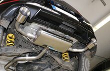 Fox Sportuitlaat VW Golf MK7 - 2.0l GTI Facelift + TCR Achterdemper rechts/links - 1x100 Type 25 rechts/links