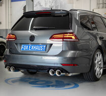 Fox Sportuitlaat VW Golf MK7 Variant R - 4-Motion Achter- en Voordemper - 2x100 Type 29 rechts/links