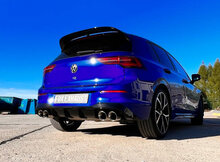 Fox Sportuitlaat VW Golf MK8 R uitlaatstukken rechts/links - 2x100 Type 25 rechts/links - passen op de originele achterdemper