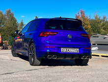 Fox Sportuitlaat VW Golf MK8 R uitlaatstukken rechts/links - 2x115x85 Type 32 rechts/links - passen op de originele achterdemper