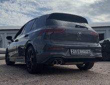 Fox Sportuitlaat VW Golf MK8 GTD achterdemper - 2x90 Type 25