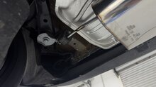 Fox Sportuitlaat VW Golf MK8 GTD achterdemper met verbindingspijp - 2x90 Type 25