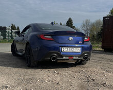 Fox Sportuitlaat Toyota GR86 achterdemper - 129x106 type 32 rechts/links