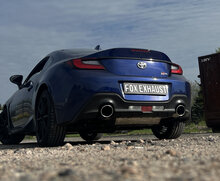 Fox Sportuitlaat Toyota GR86 achterdemper - 129x106 type 32 rechts/links
