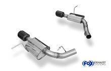 Fox Sportuitlaat Jeep Grand Cherokee WK II - 6.4L SRT8 tot 2014 Achterdemper Rechts/Links - 129x106 Type 32 Rechts/Links Zwart Ge&euml;mailleerd