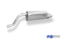 Fox Sportuitlaat Fiat Grande Punto 199 - Benzine einddemper - 2x76 Type 13