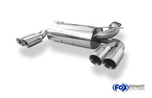 Fox Sportuitlaat Hummer H3 achterdemper, dwarsuitgang rechts/links - 2x100 type 25 rechts/links