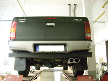 Fox Sportuitlaat Toyota Hilux III KUN25 - Dubbele dop - Dubbel dop Endpijpsystem - 2x93x79 Typ 71