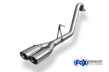 Fox Sportuitlaat Toyota Hilux III KUN25 - Dubbele dop - Dubbel dop Endpijpsystem - 2x93x79 Typ 71